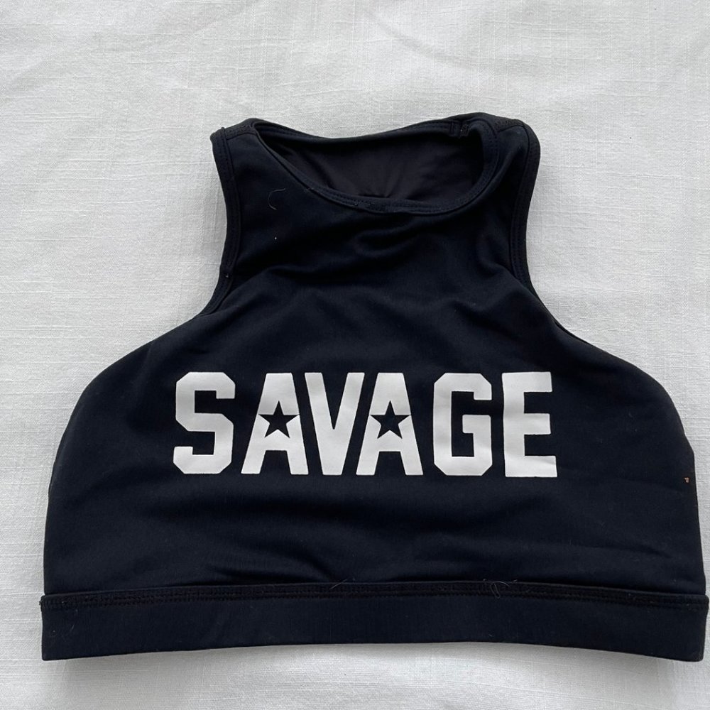 Savage High Neck Sports Bra
